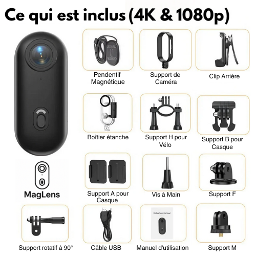 MagLens™ - sports and activity camera